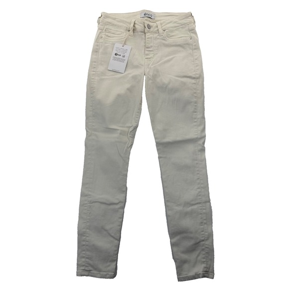 Ética Pants - Ética Skinny Jeans Women's Cream Eco Stretch Denim - Size 27 - NWT